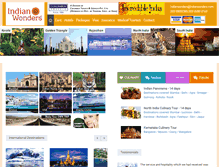 Tablet Screenshot of indianwonders.com